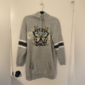 Free spirit long hoodie